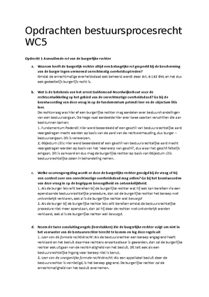 Competentieboek Bestuurs(proces)recht 2324 - 1. Competentieboek ...