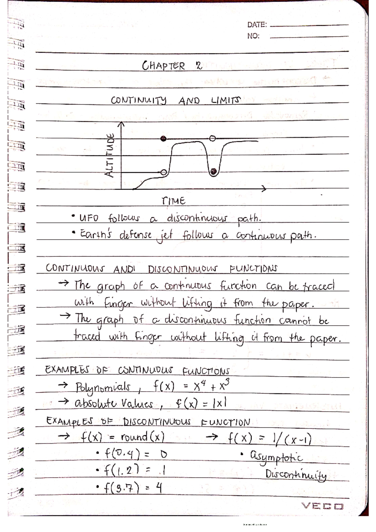 Chapter 2 - Continuity AND Limits (ME 1A - DE Guzman, Dario A ...