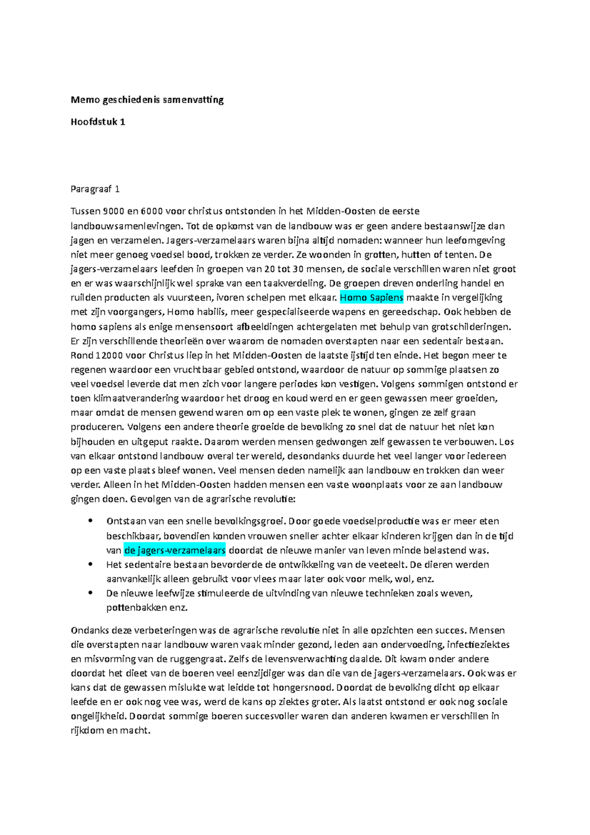 Memo Geschiedenis Samenvatting - Memo Geschiedenis Samenvatting ...