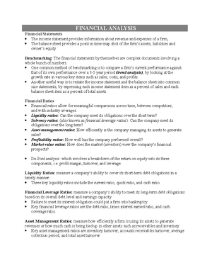 Lecture-Notes-Mid1 - Chapter 1 - An Overview of Financial Management ...