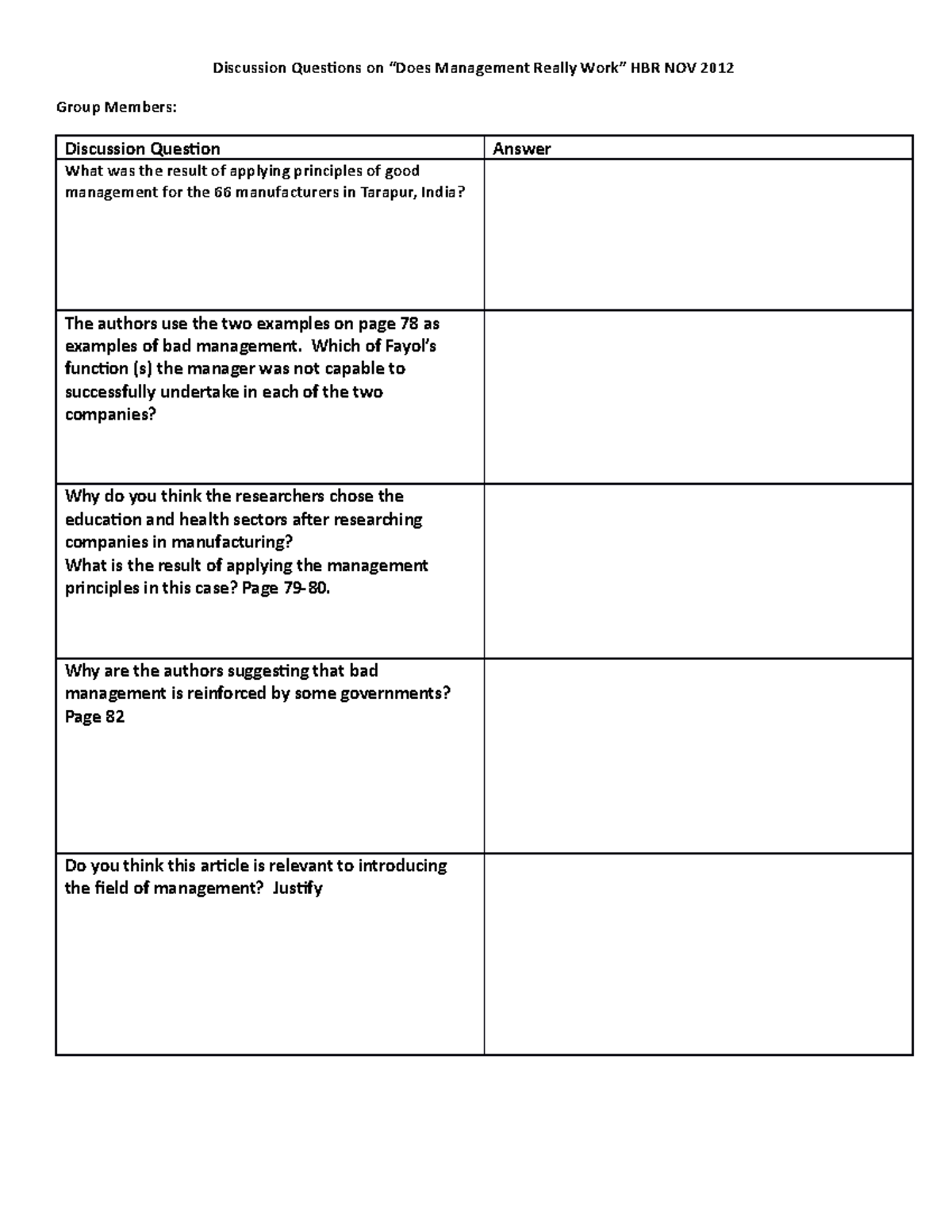 Chapter 1 activity part 2 F 22-23 Does Management Really Work ...