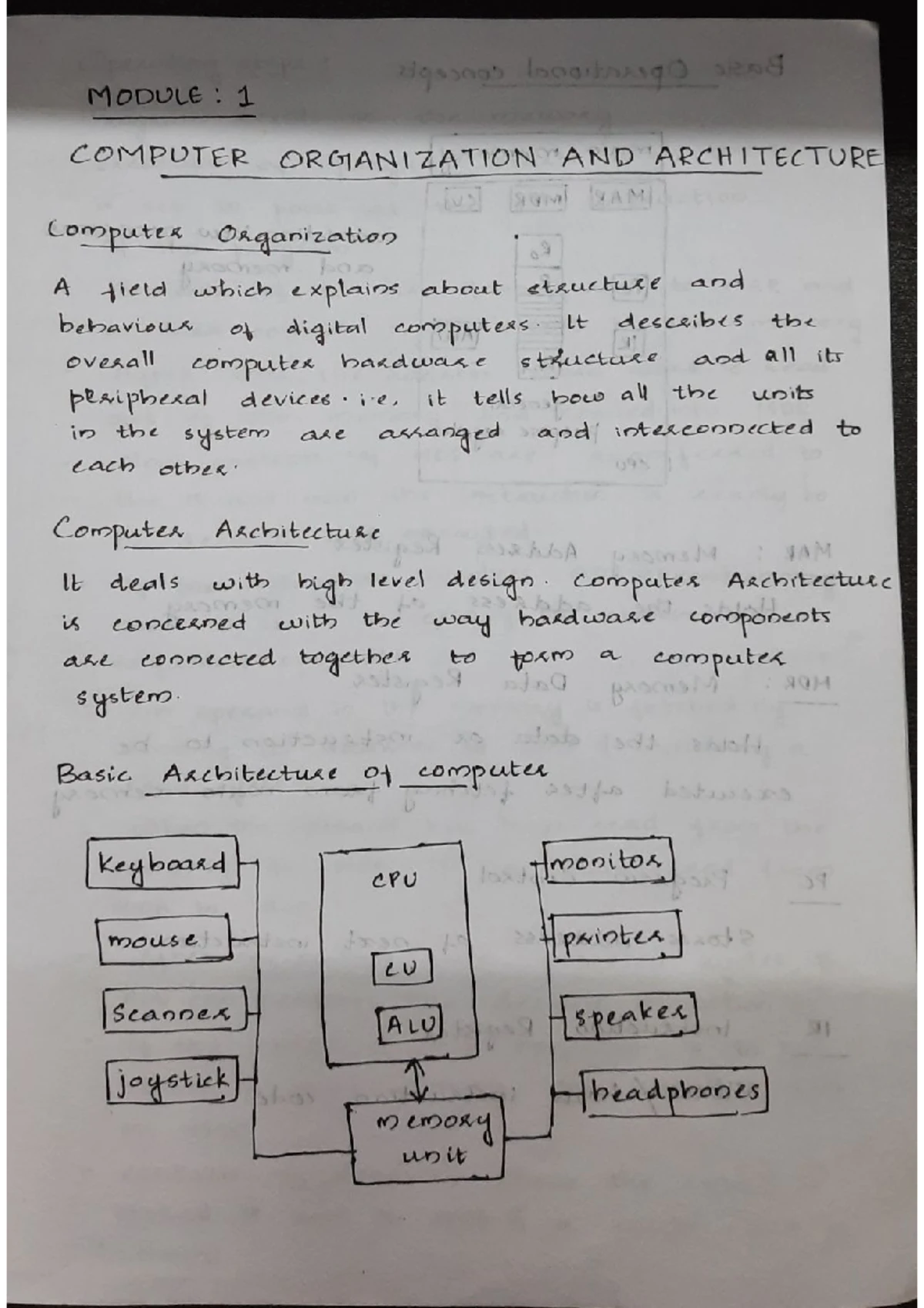COA. 3 and 4 Chapter - coa - Computer Organization & Architecture - Studocu