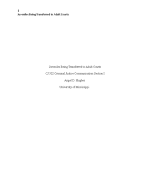 Police report turn in - Angel Hughes CJ 322 Police Report assignment 28 ...