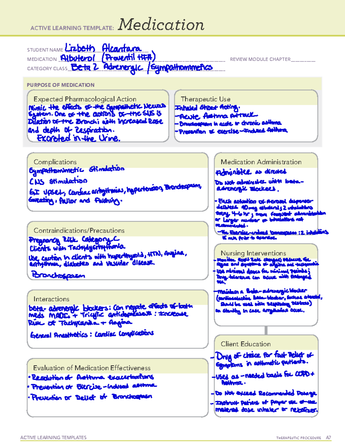 Active Learning Template medication-1 - ACTIVE LEARNING TEMPLATES ...