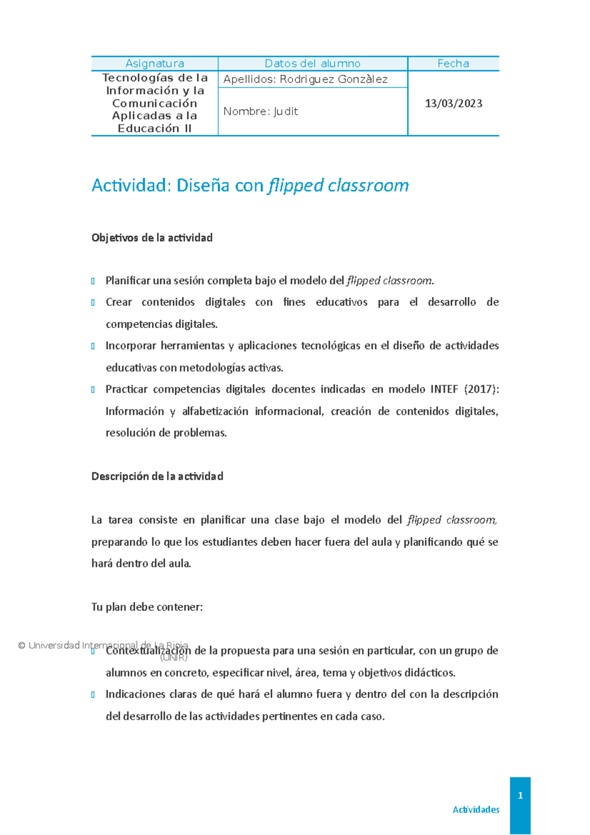 Diseña con flipped classroom - Tecnologías de la Información y la ...