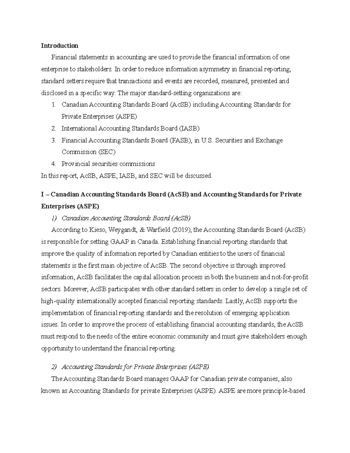 Lecture 2 - Assignment - Introduction Financial statements in ...