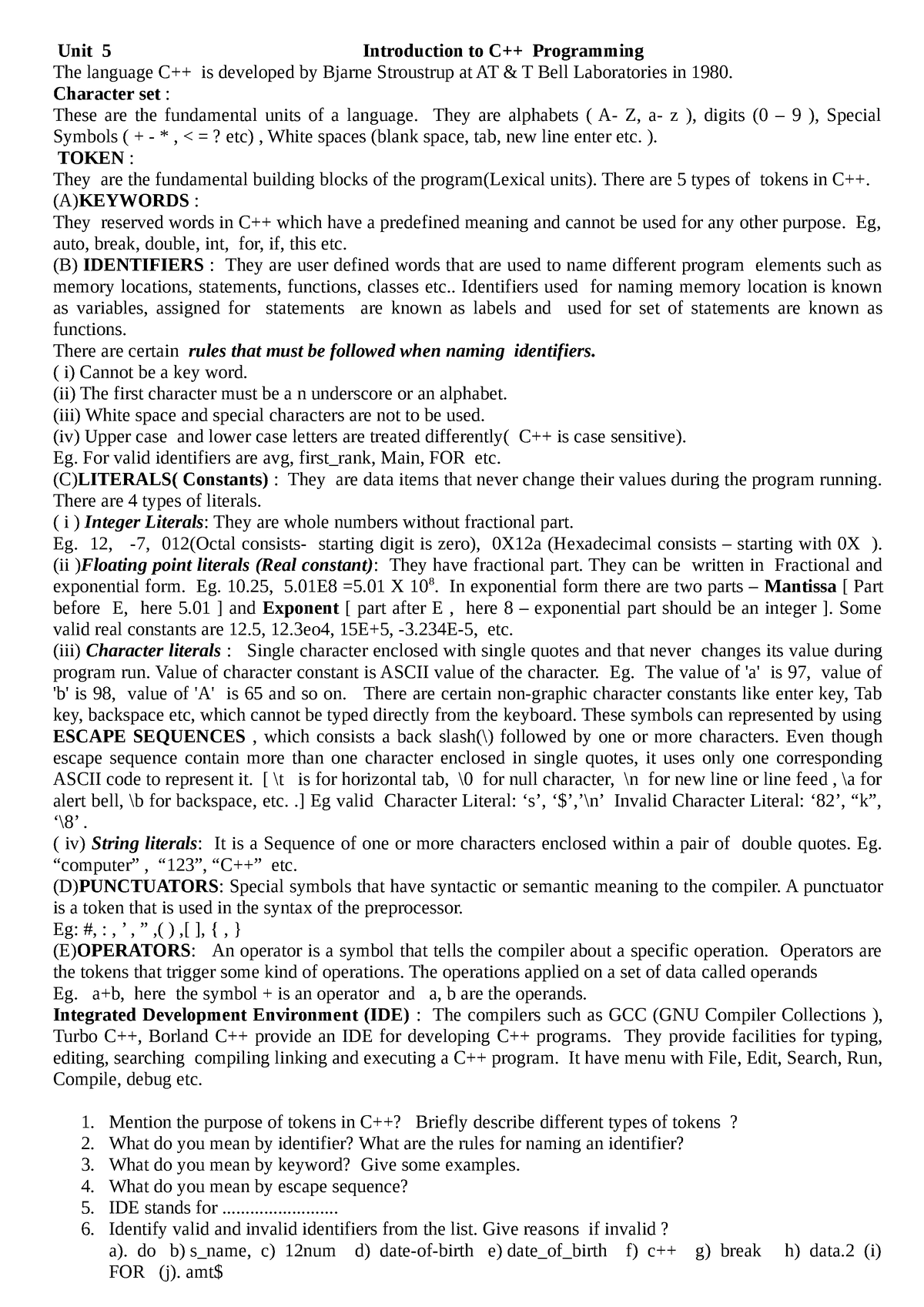 hsslive-xi-cs-siraj-05-chapter-cs-unit-5-introduction-to-c