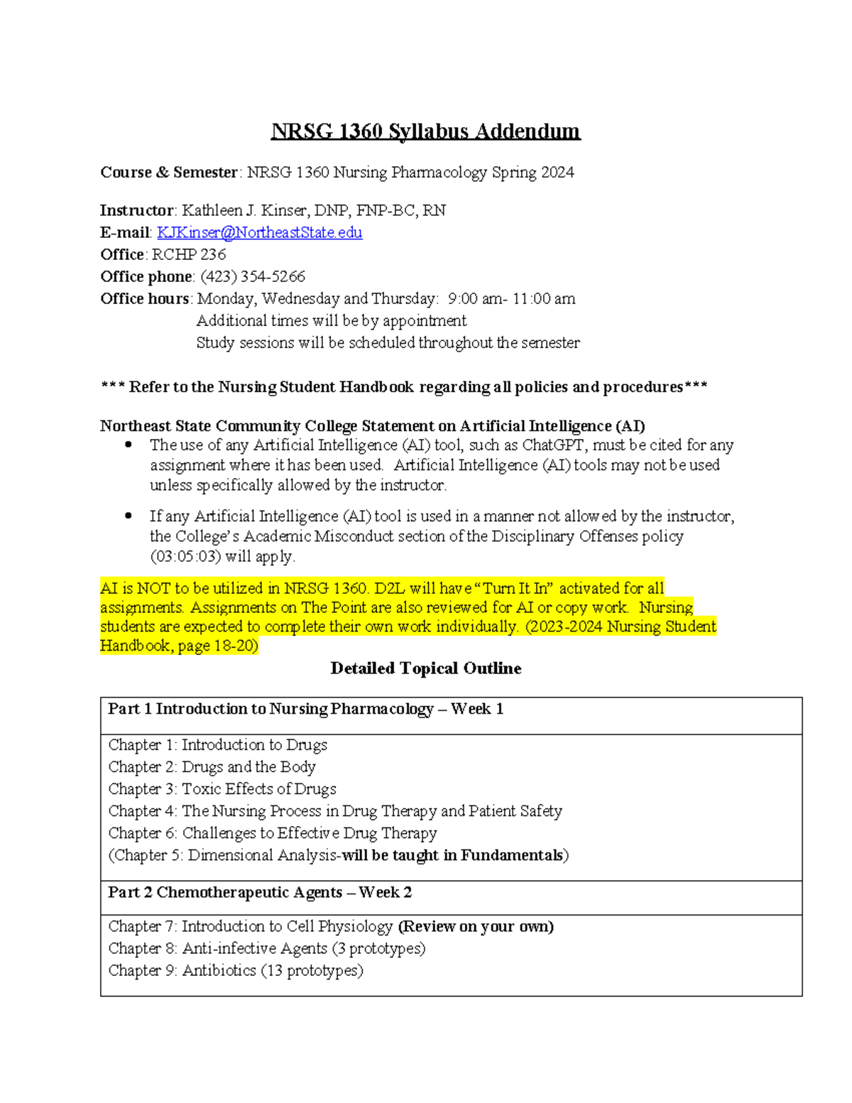 NRSG 1360 Addendum FA 24 - NRSG 1360 Syllabus Addendum Course ...