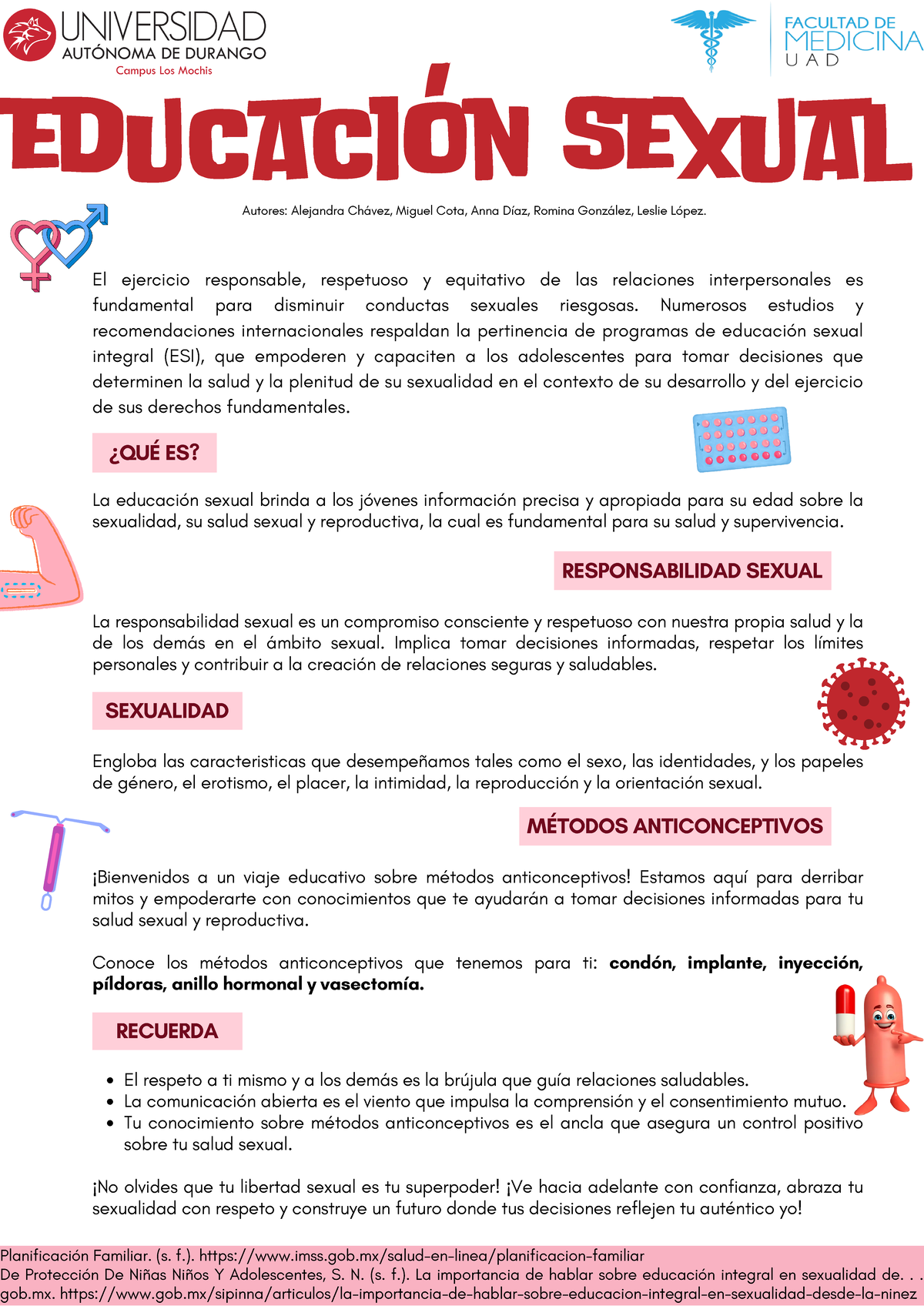 Cartel educación sexual - La responsabilidad sexual es un compromiso  consciente y respetuoso con - Studocu