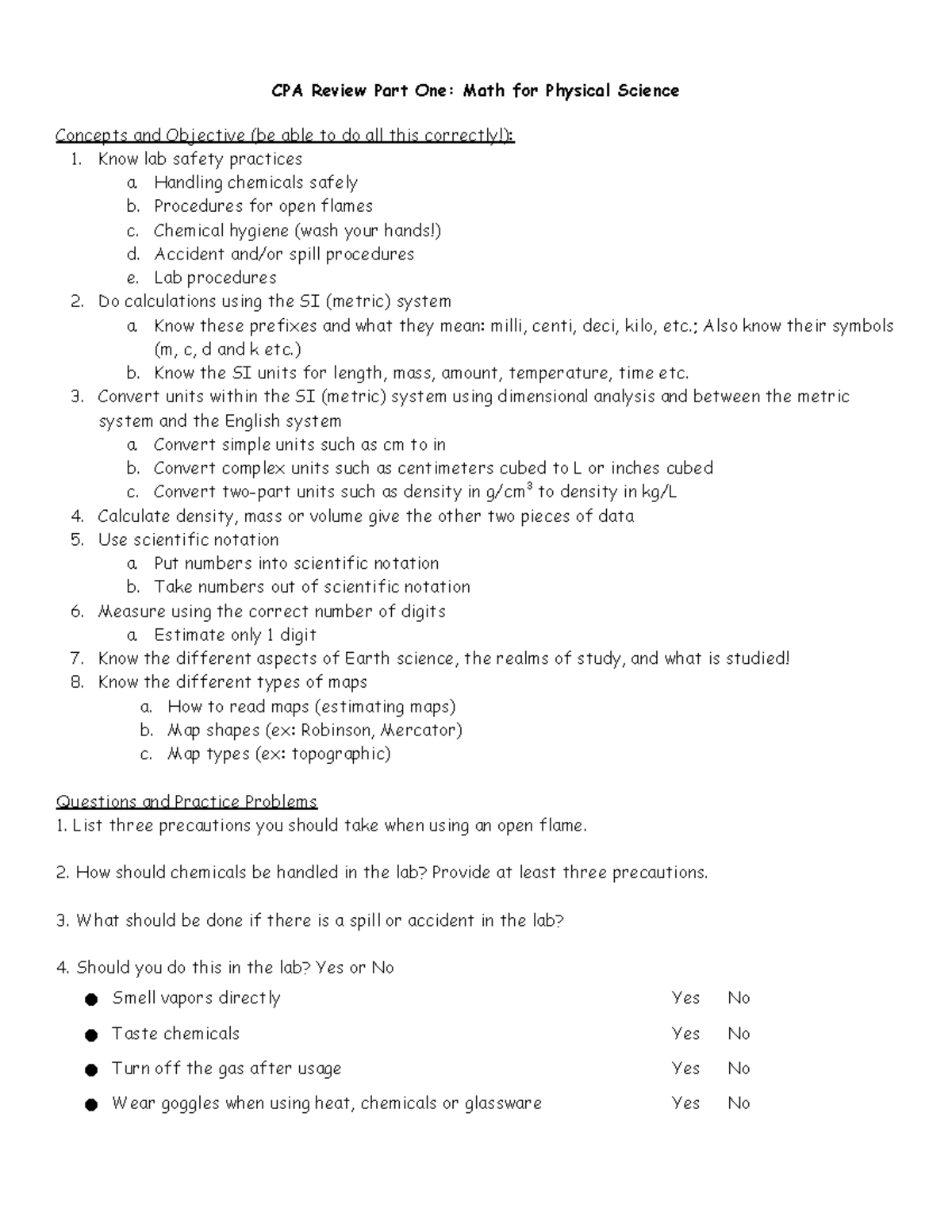 2020 CPA IGS Midterm Review Unit 1 - CPA Review Part One: Math for ...