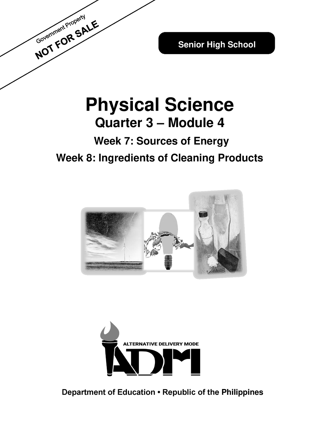 Learners Copy Phys Scie Mod 4 Physical Science Quarter 3 Module 4 Week 7 Sources Of Energy 5080