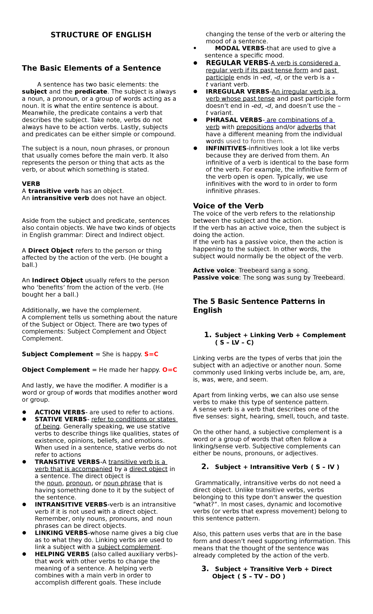 structure-of-english-structure-of-english-the-basic-elements-of-a