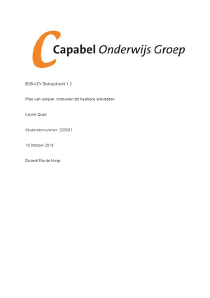 PGW BOP 2-3 1v0 - Bpv - © Capabel Onderwijs Opleiding PGW ...