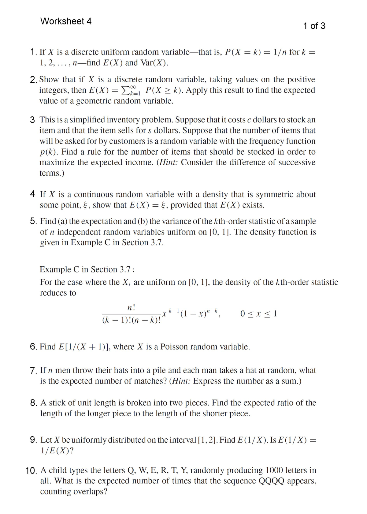 Worksheet 4 - Tutorial - ST2132 - Studocu