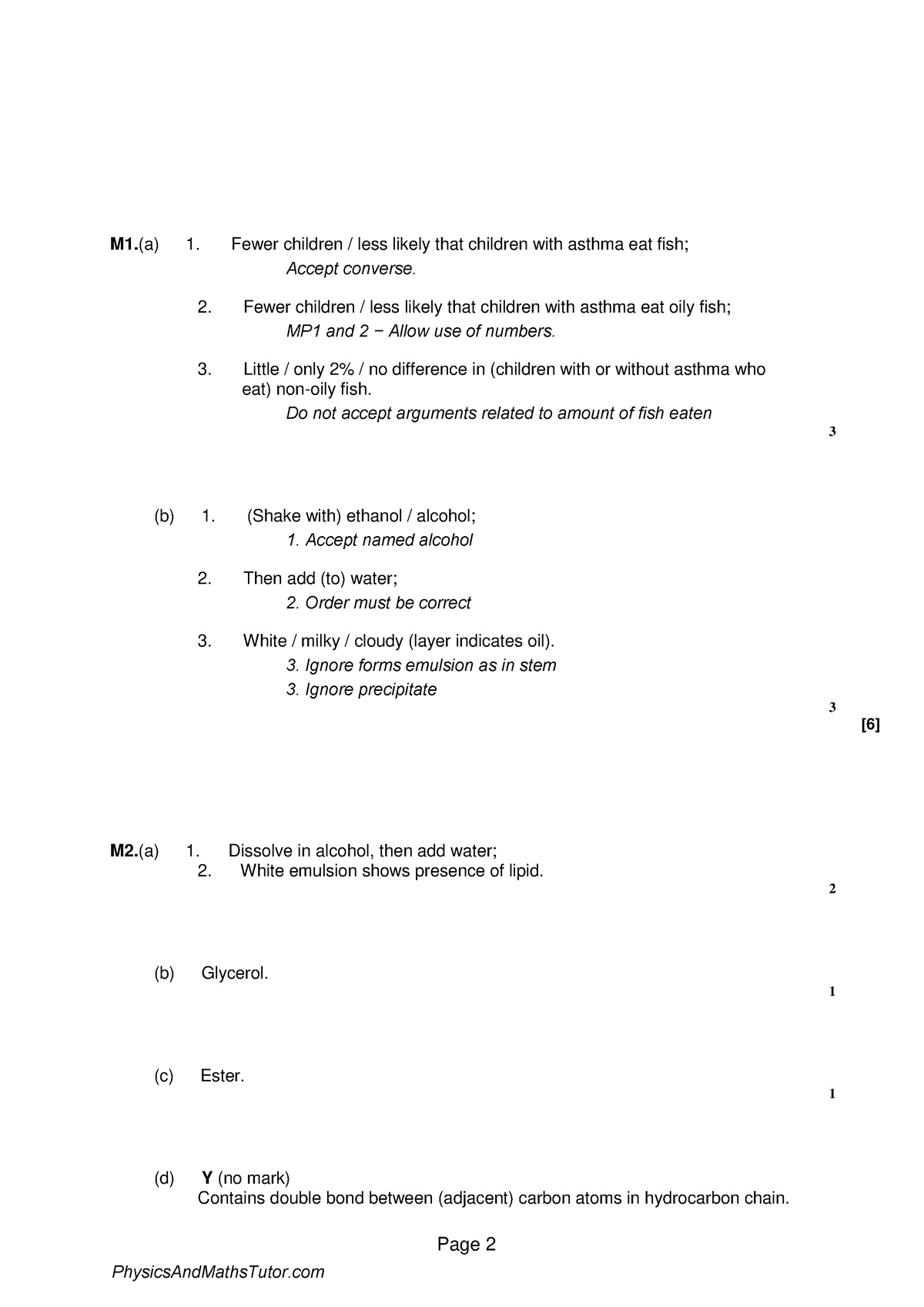 critical thinking questions about lipids