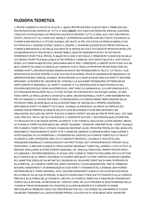 Fil teoretica mmm FILOSOFIA TEORETICA set domande Lezione 001 02