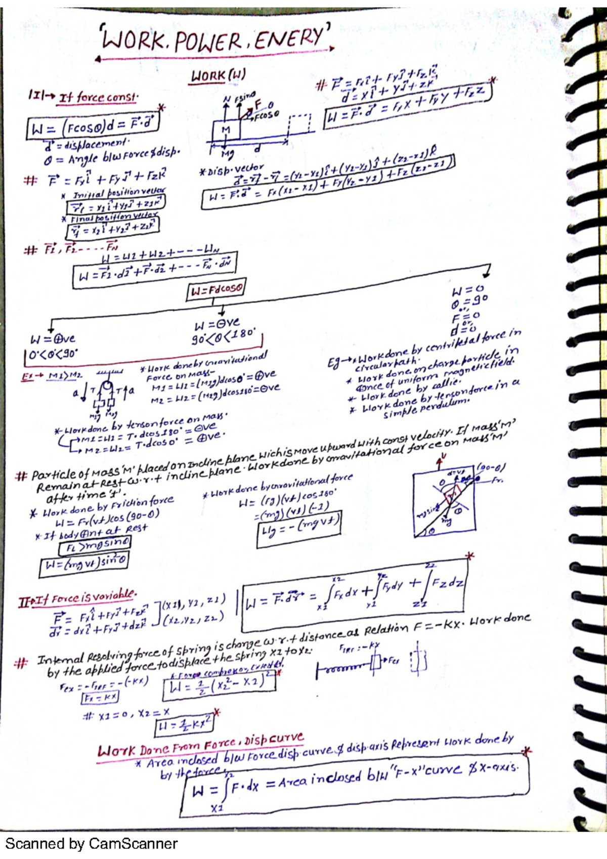 Work power and energy - Notes - Reactor Physics - Studocu