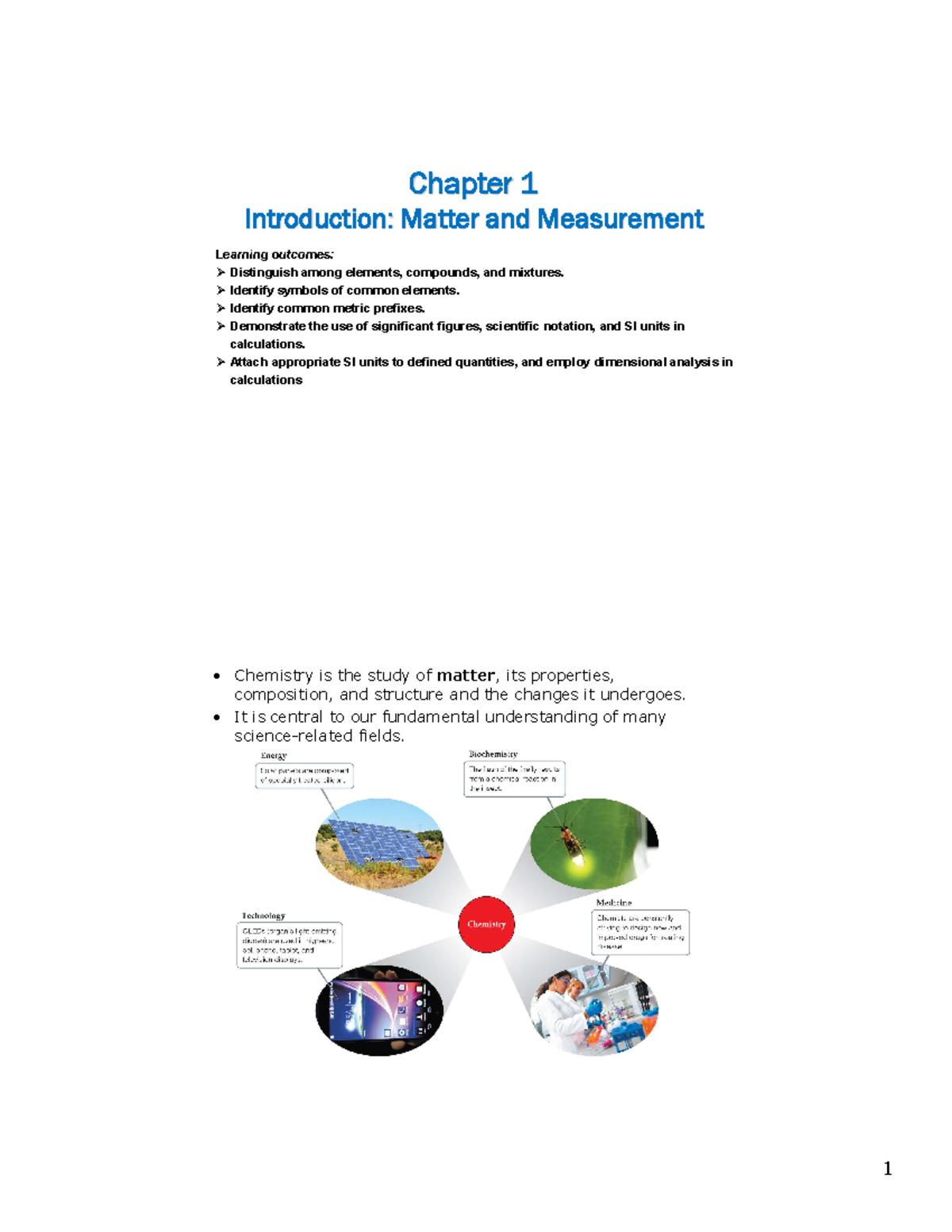 Chapter 1 - Lecture notes 1 - Learning outcomes: Distinguish among ...