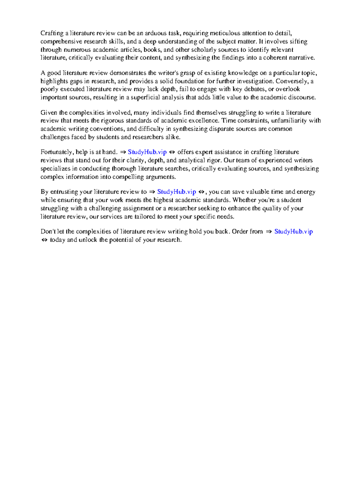 Example Of Good And Bad Literature Review - Crafting a literature ...