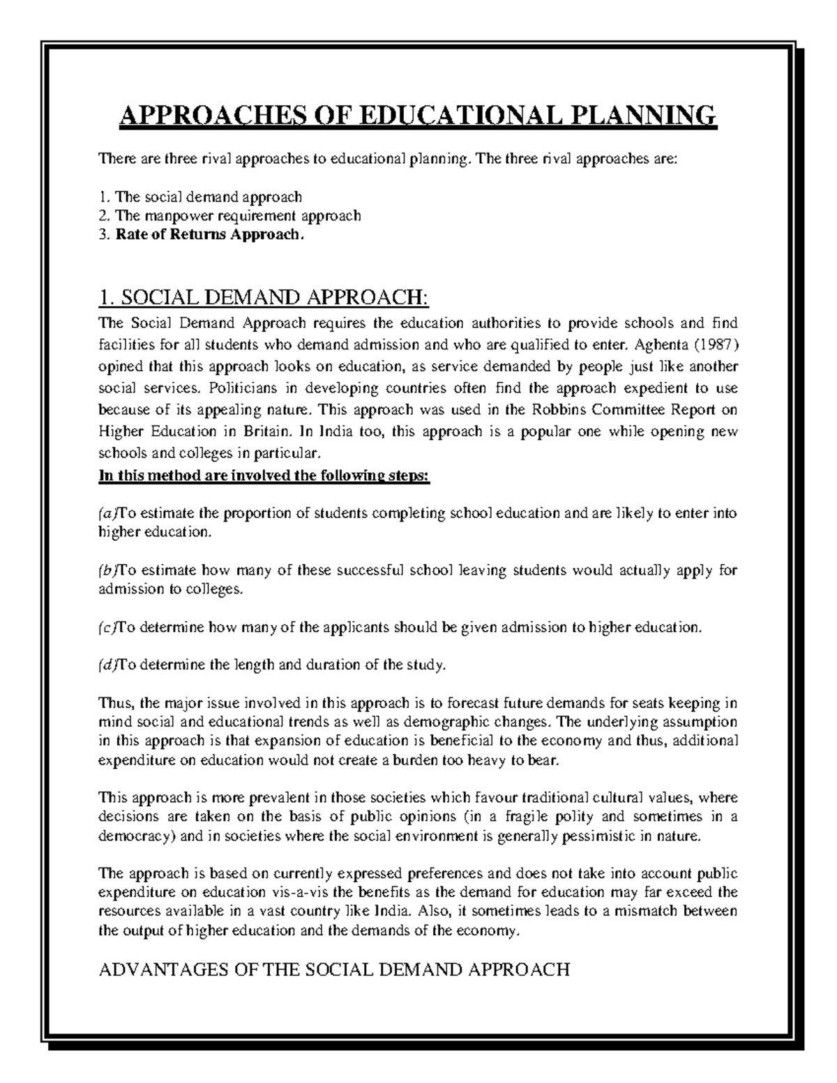 approaches-to-educational-planning-approaches-of-educational-planning
