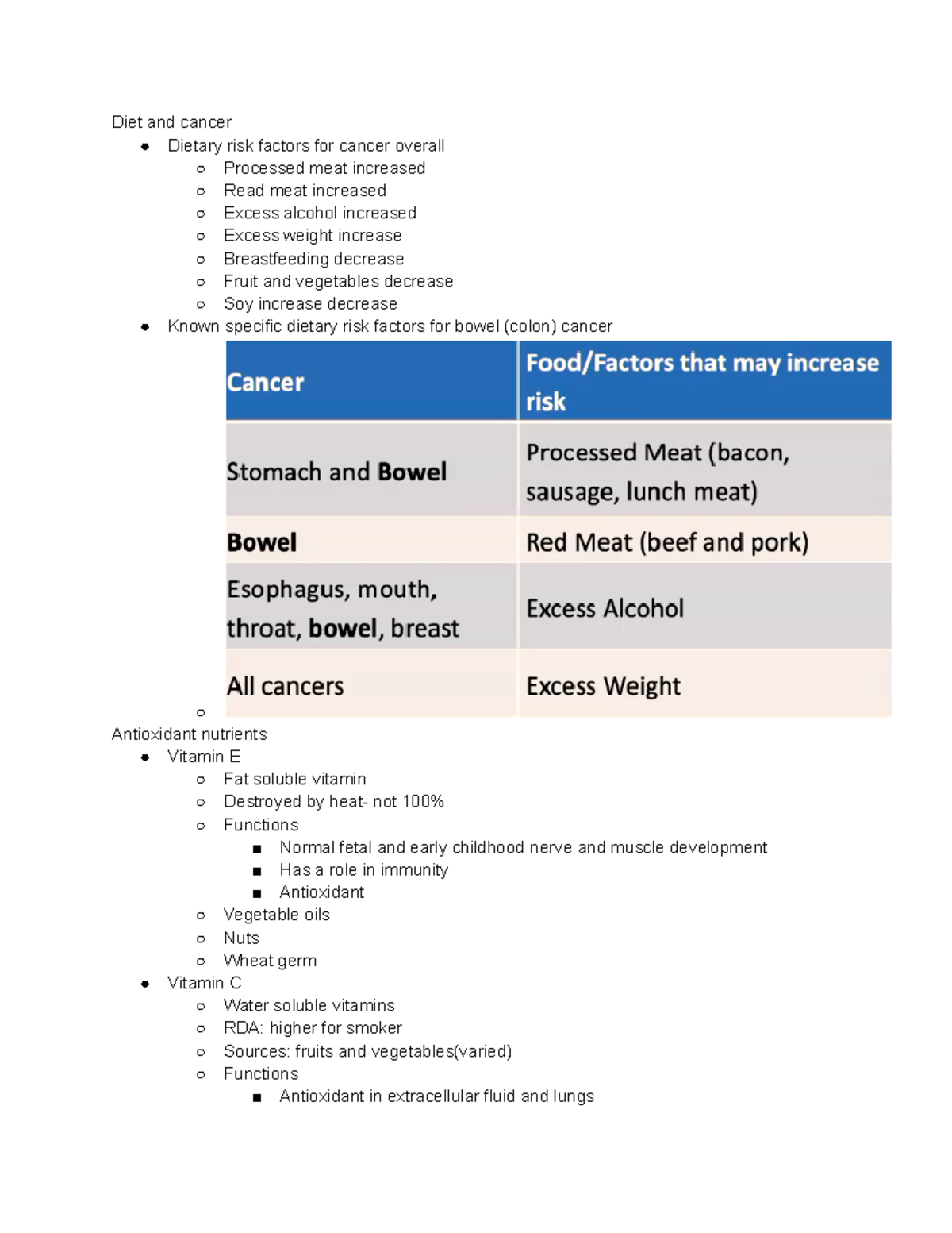 week 8 assignment worksheet nutrition intervention for patient with cancer