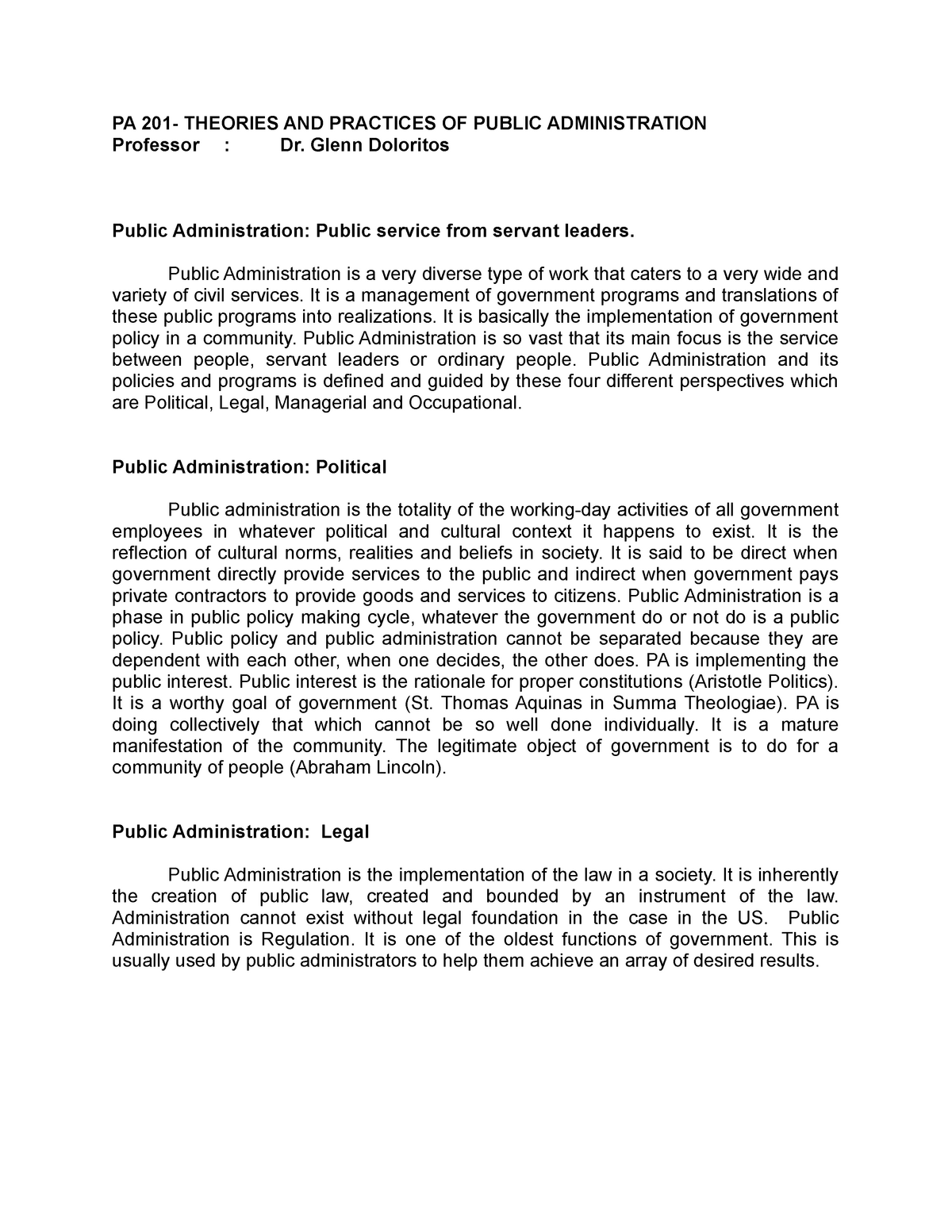 public administration dissertation pdf