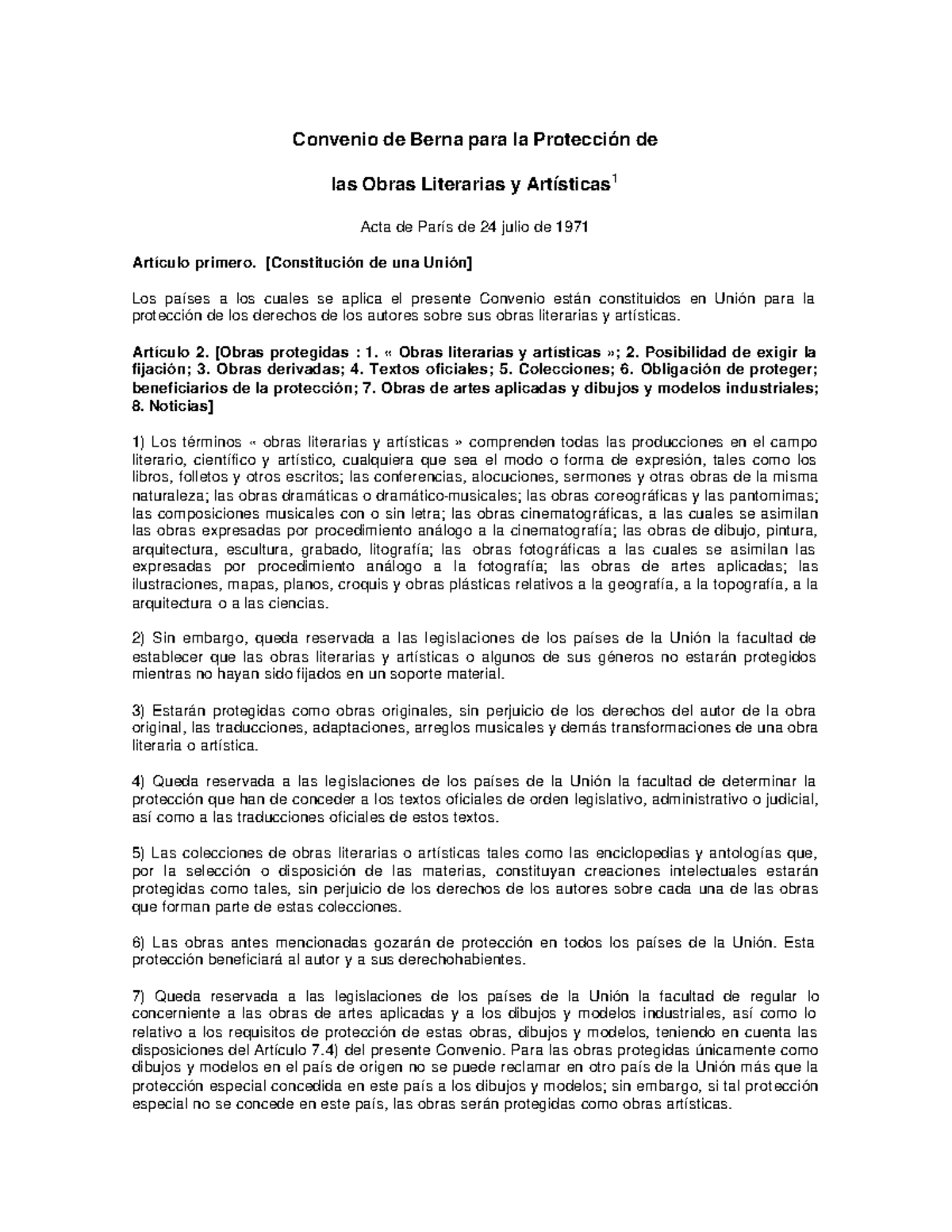 ConveniodeBerna Convenio de Berna Convenio de Berna para la