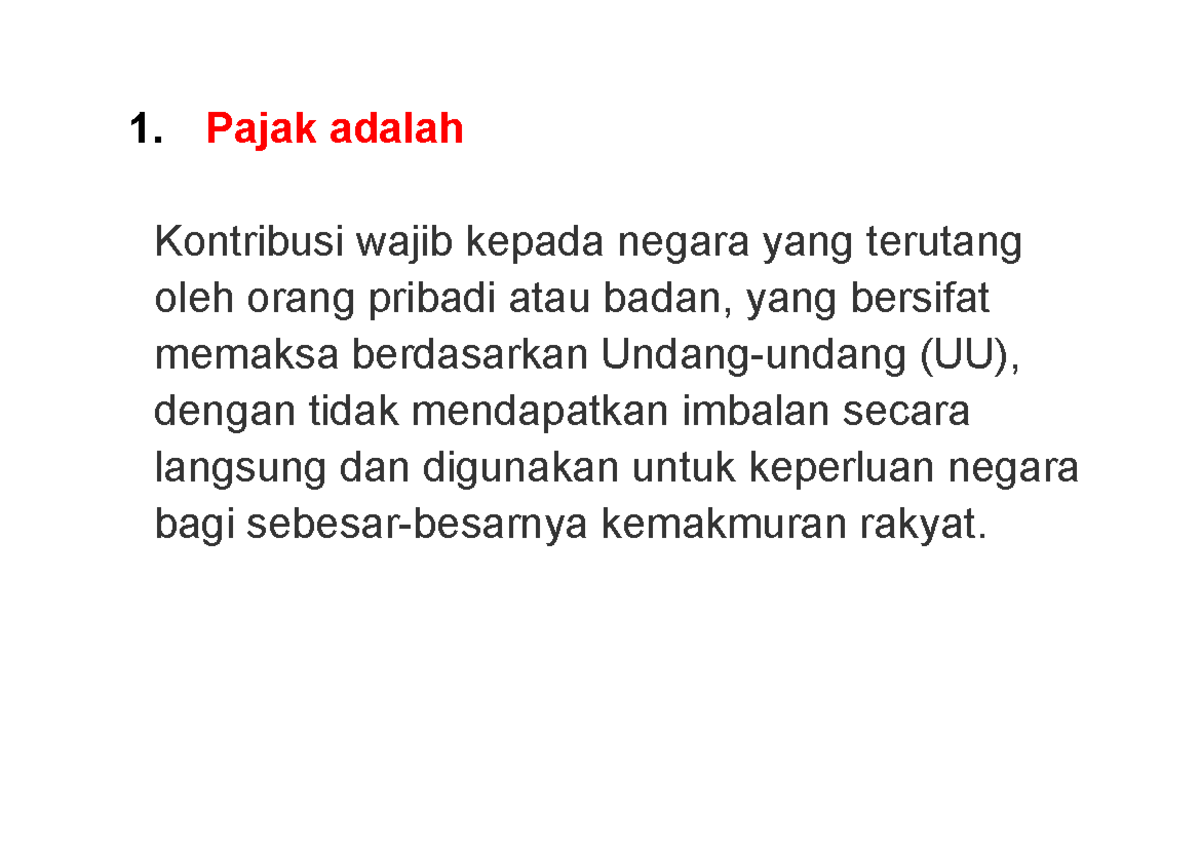 Pajak Adalah - My School - Pajak Adalah Kontribusi Wajib Kepada Negara ...