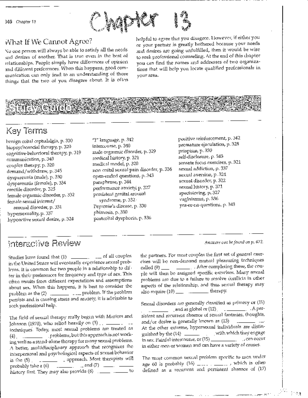 Chapter 13 study guide-1 - PSYCH 306 - Studocu