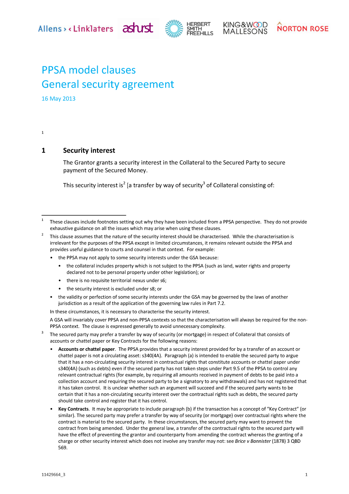 assignment of security interest ppsa