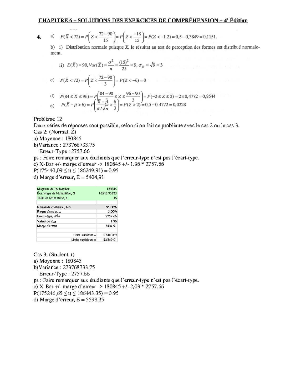64 Solutions+-+ Exercices+DE+ Compréhension+DU+ Chapitre+6+-+4e+édition ...