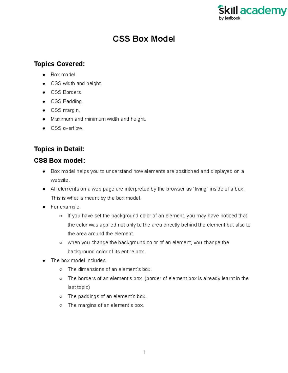 CSS Box Model - jhhj hjhjhjgh - CSS Box Model Topics Covered: Box model ...