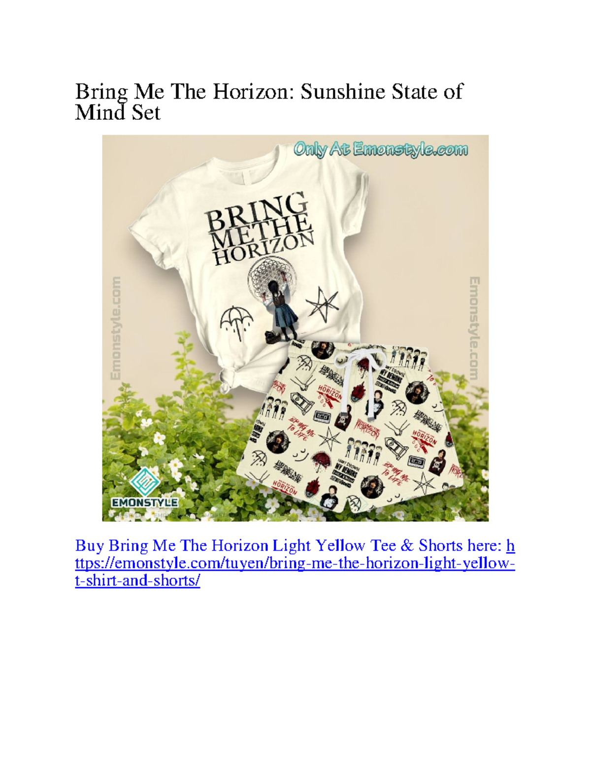 Bring Me The Horizon: Sunshine State of Mind Set - IBUS 300 - Bring Me ...