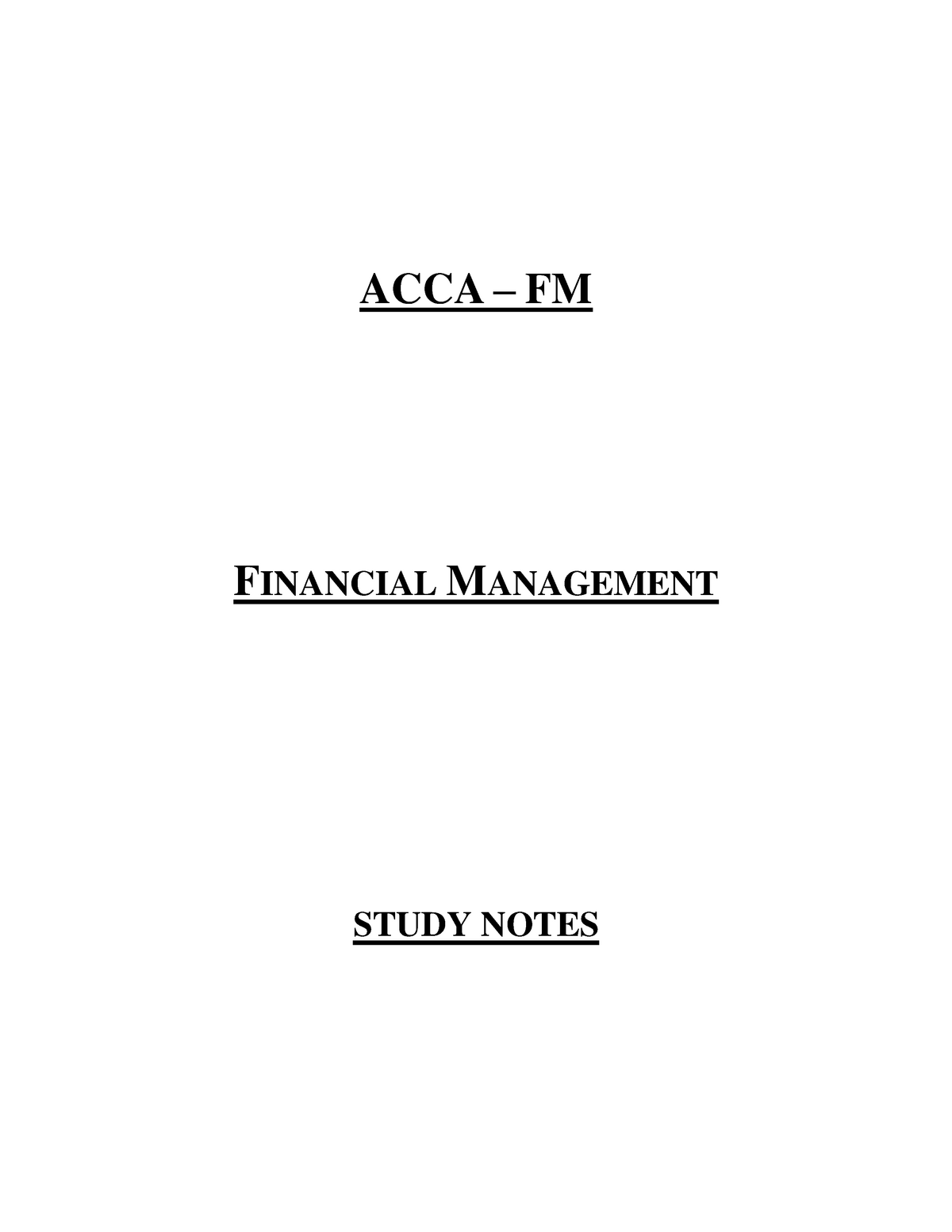 1-9-financial-management-acca-fm-financial-management-study-notes