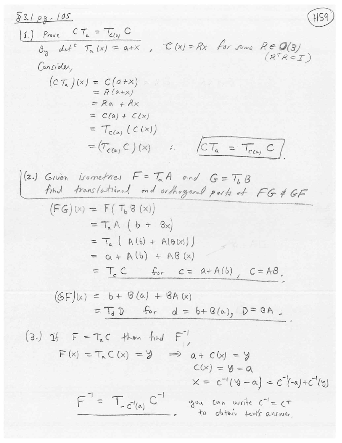 Seminar Assignments Chapter 3 To 5 Solutions Math 497 Studocu