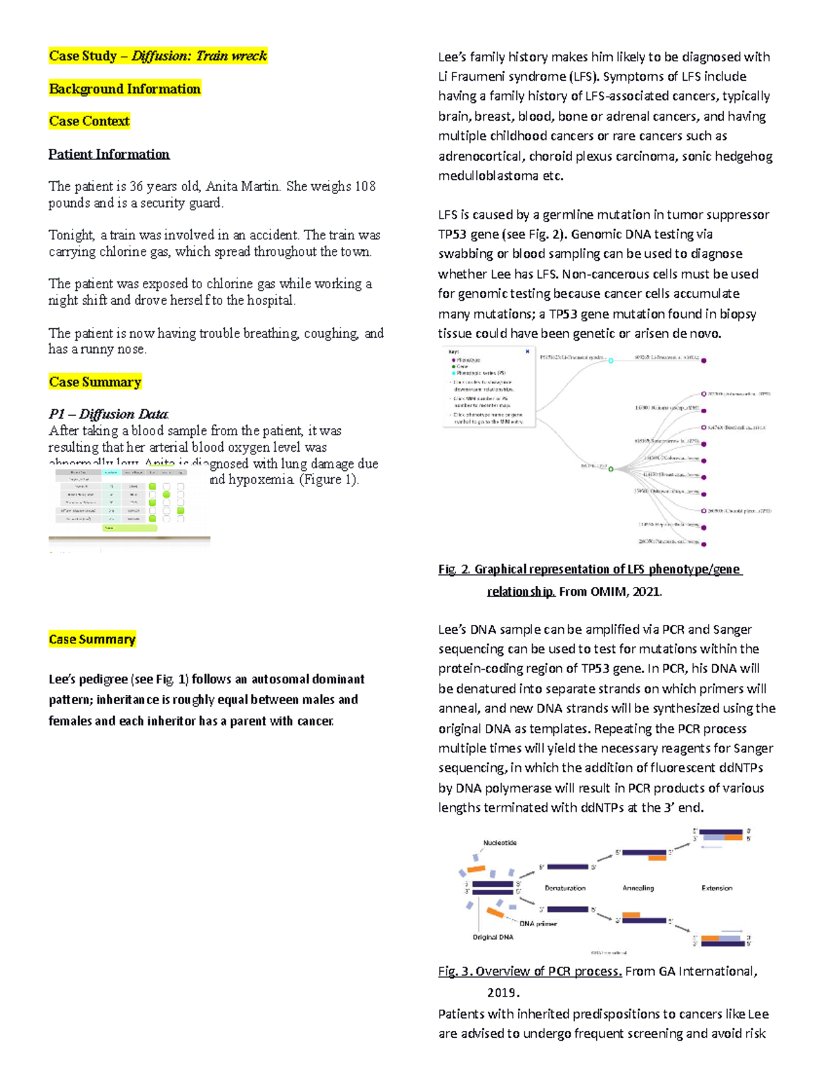 case study cancer genetics