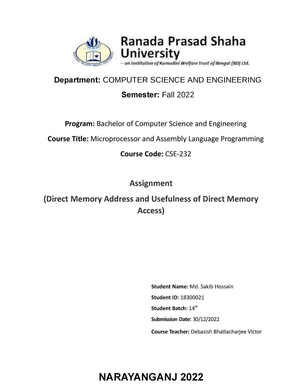Malp-assignment - Direct Memory Address and Usefulness of Direct Memory ...