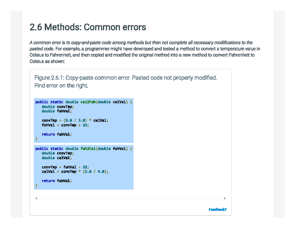 IT 145 week 2 Mod 2.6 Method Common Errors - IT145 - Studocu