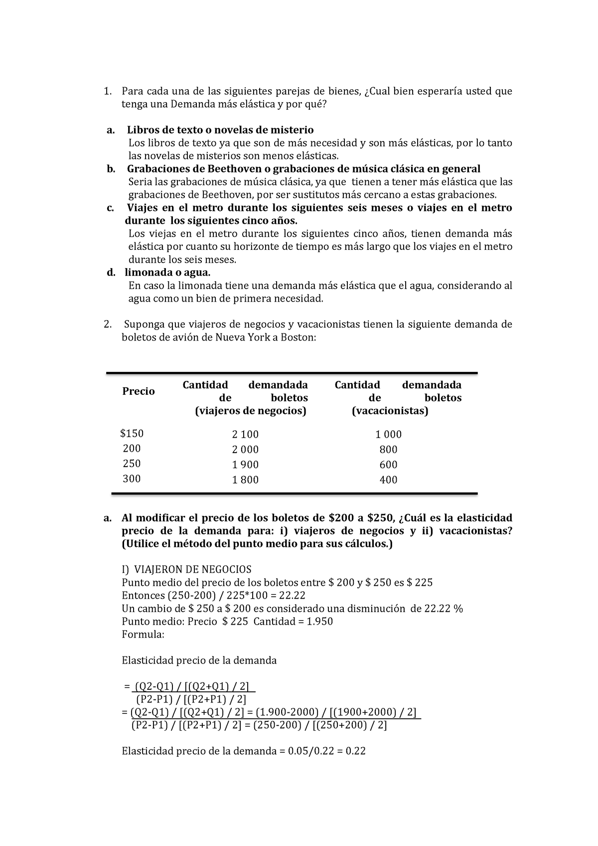 Toaz - Dbidiwbd - Para cada una de las siguientes parejas de bienes ...