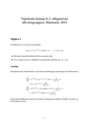 Matematik-samlede-noter - Matematik Noter Matematik HA Almen, 1 ...