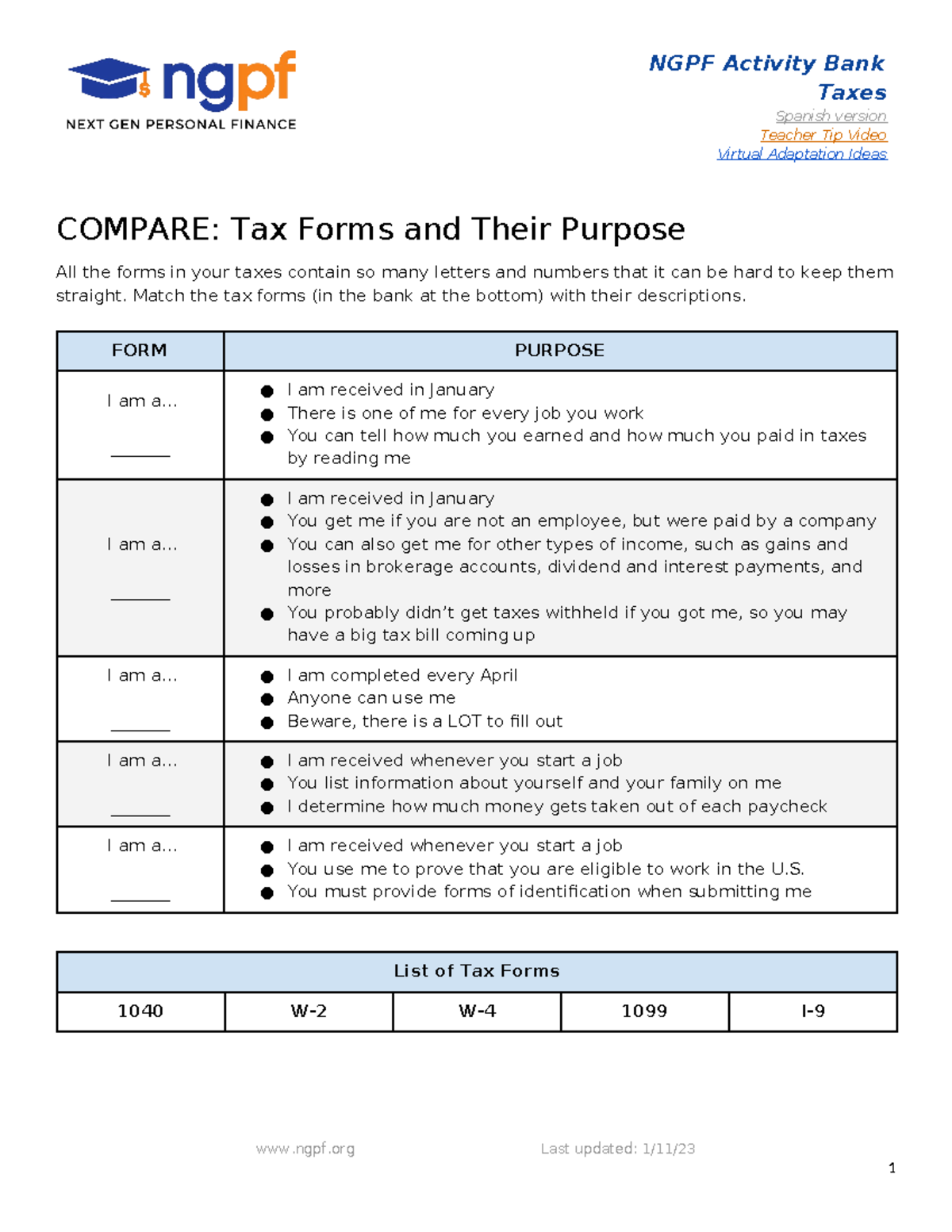 compare-tax-forms-and-their-purpose-ngpf-activity-bank-taxes-spanish