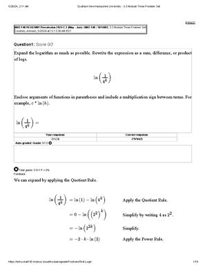 6 3 module six problem set answers - [PRINT] MAT-140-H7364 22EW5 ...