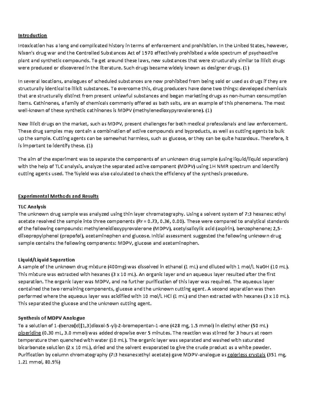 Final Report - Lab 5 - Post Lab Activity 5 - Introduction Intoxication ...