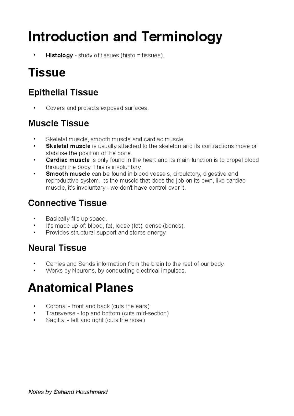 1-intro-and-terms-introduction-and-terminology-histology-study-of