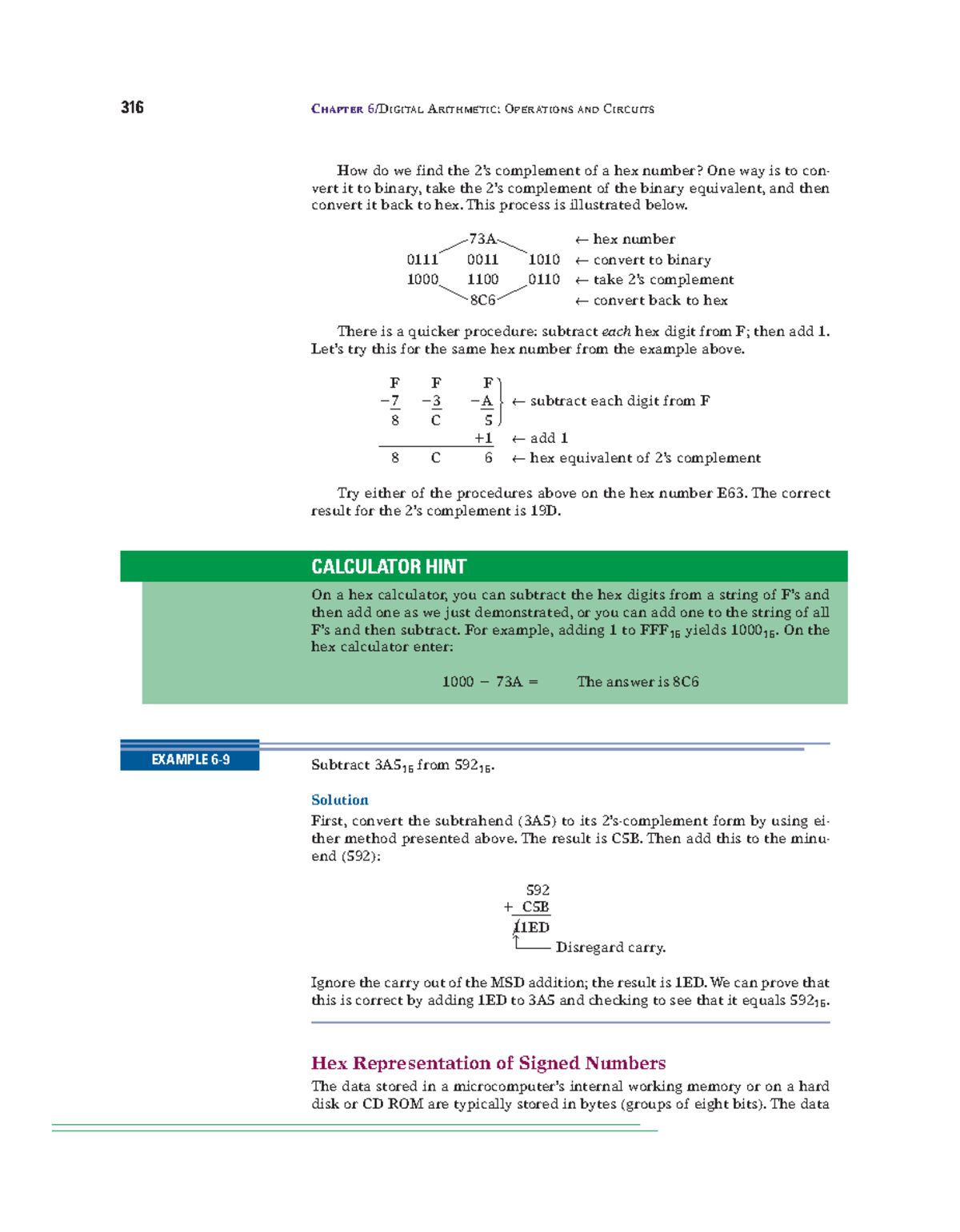 DIGITAL ARITHMETIC: OPERATIONS AND CIRCUITS - How do we find the 2’s ...