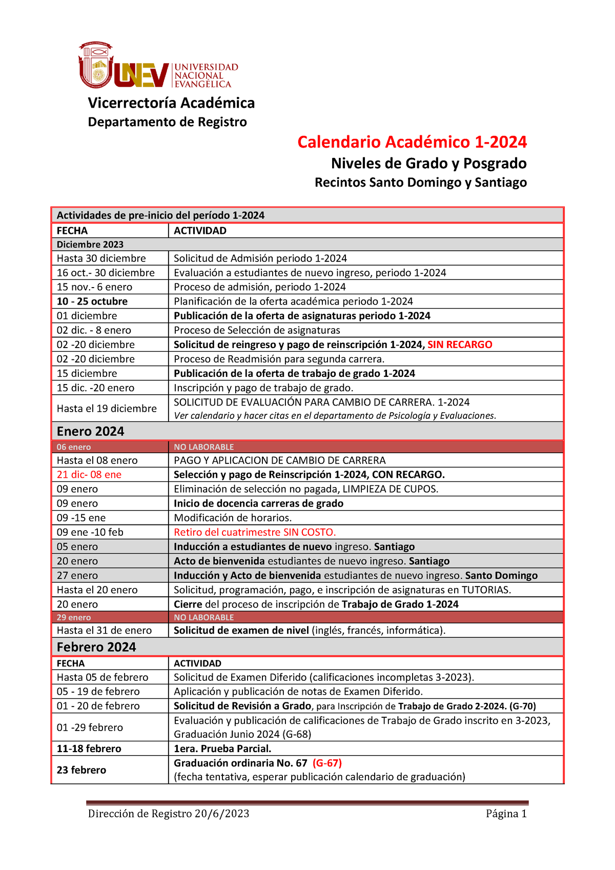 Unev calendario académico 3 2024 5