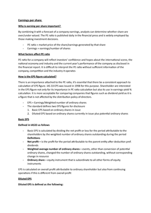 Financial Reporting Revision Notes: Conceptual Framework And IASB - Studocu