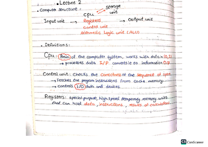 Lec 6 - notes - Introduction To Information Technology - Studocu