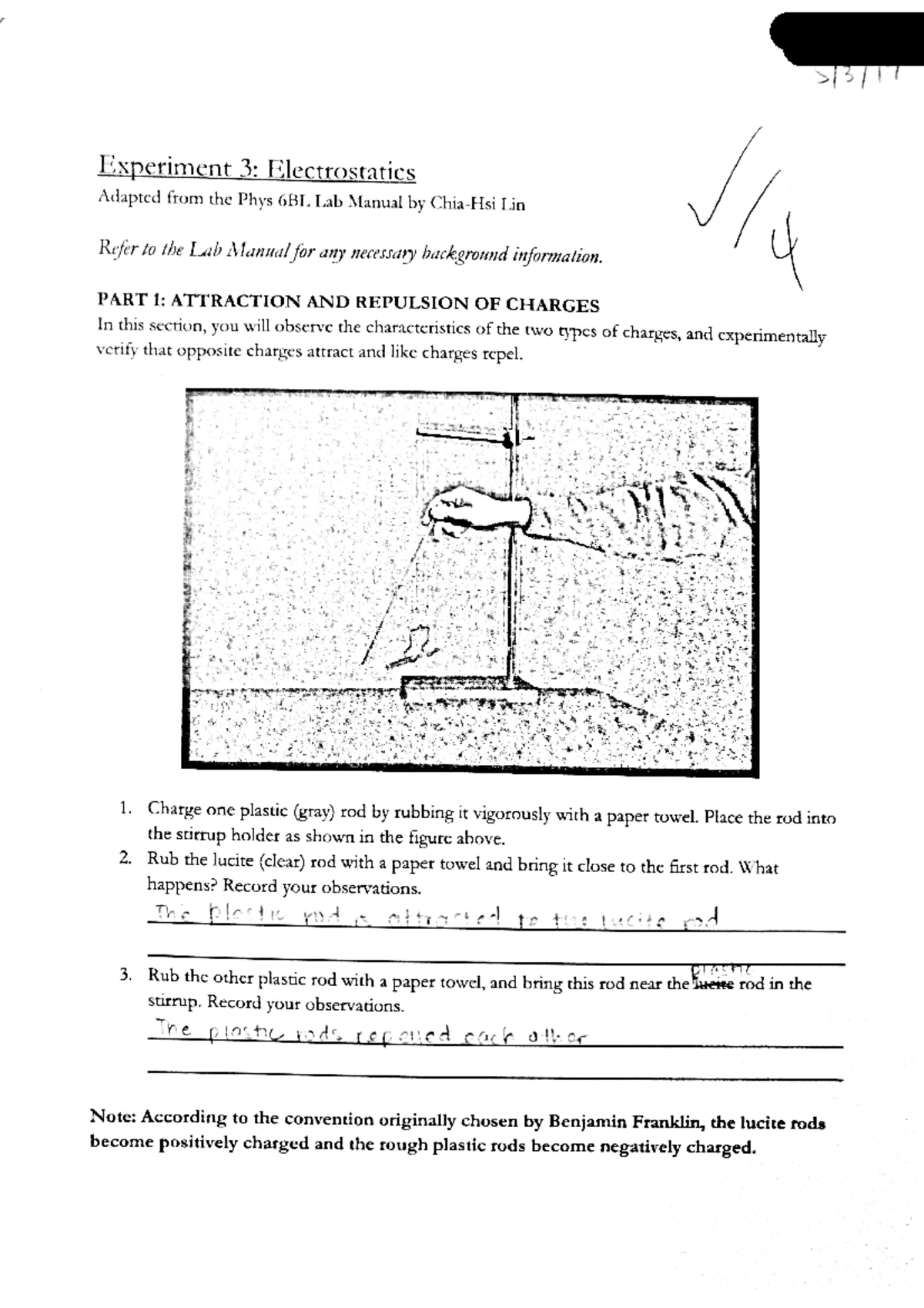 Physics 6B Lab 3 - Professor - Seth Dorfman - PHYS 6B - Studocu