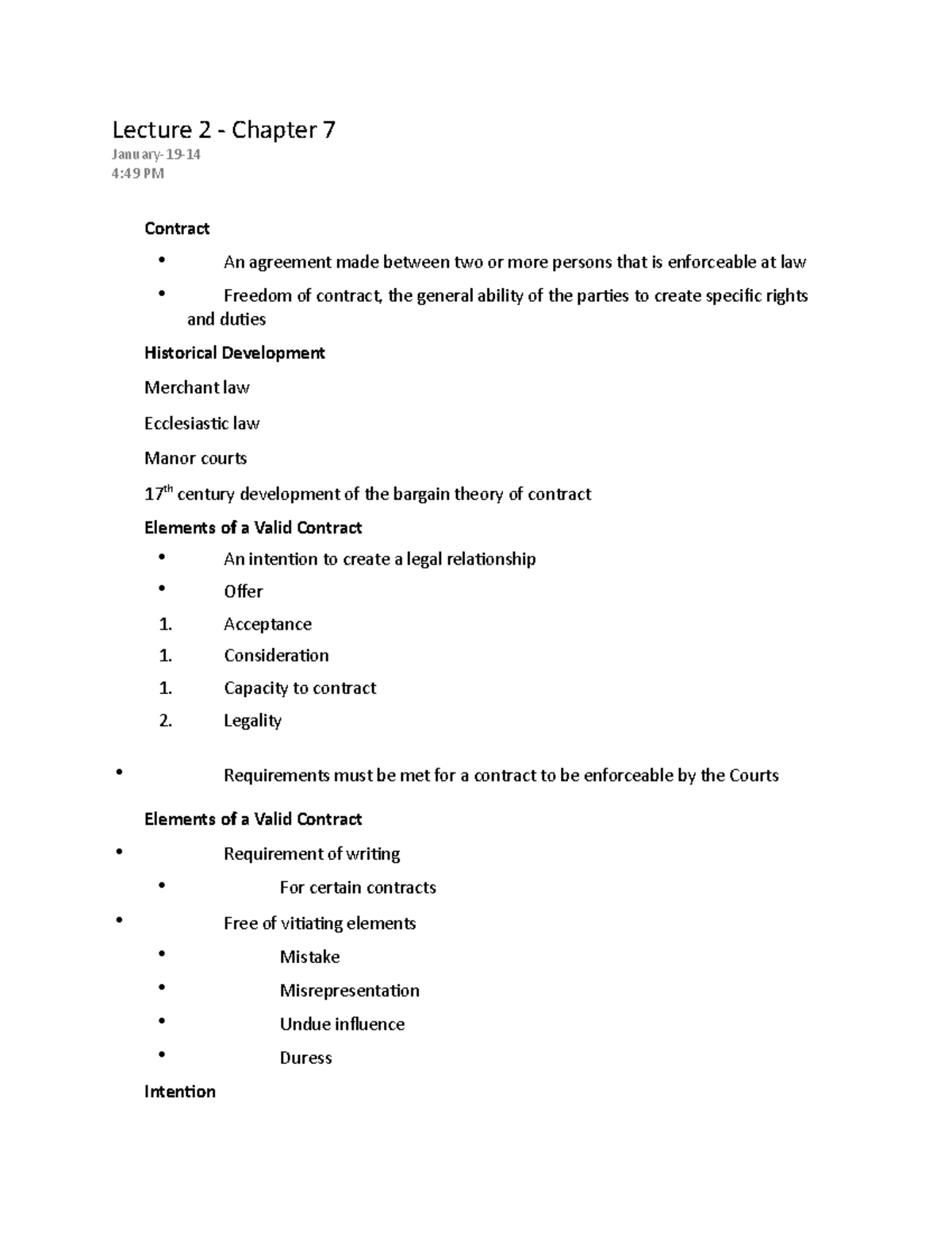 ADMS 2610 - Lecture notes 1-10 - Lecture 2 - Chapter 7 January-19- 4:49 ...